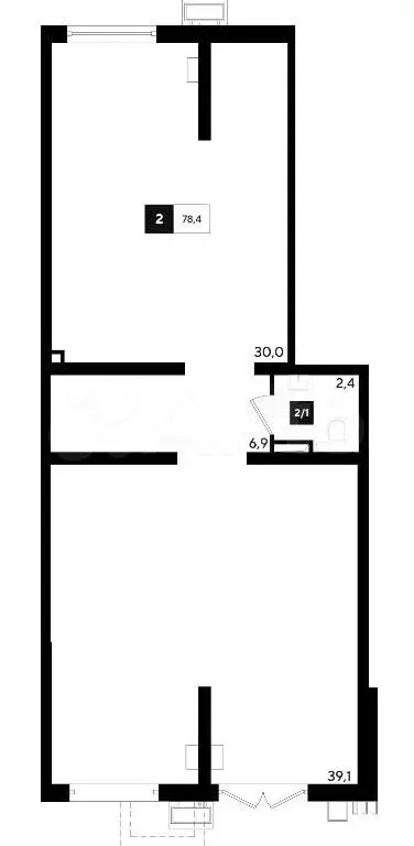 Продам офисное помещение, 78.4 м - Фото 0