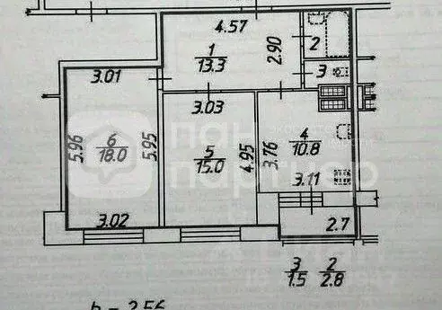 2-к кв. Санкт-Петербург Пулковское ш., 36к4 (61.4 м) - Фото 2