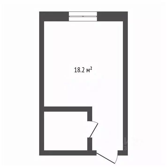 Студия Амурская область, Благовещенск Батарейная ул., 35 (18.2 м) - Фото 2