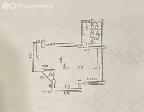 Помещение свободного назначения (66.1 м) - Фото 1