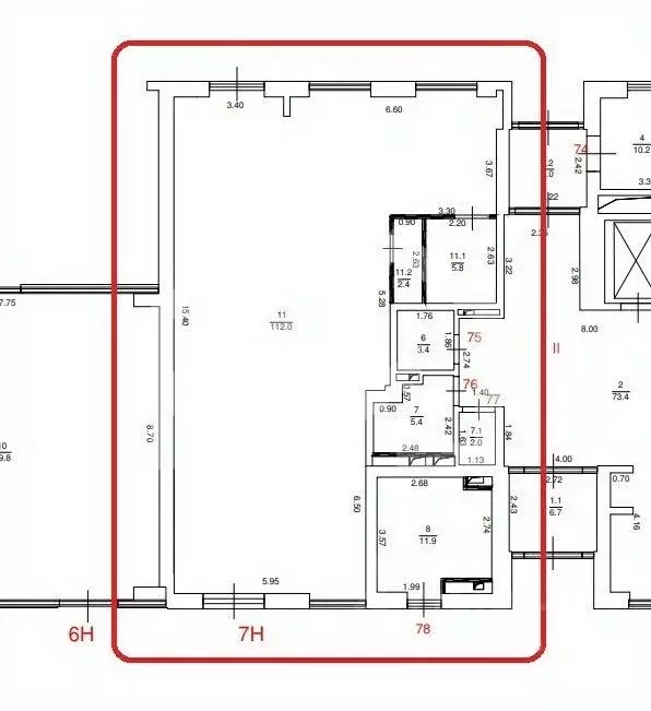 Помещение свободного назначения в Москва наб. Марка Шагала, 11к2 (120 ... - Фото 1