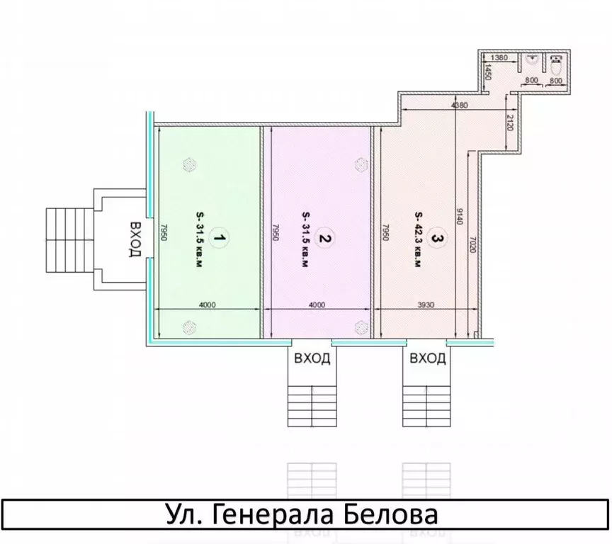 Торговая площадь в Москва ул. Генерала Белова, 9 (32 м) - Фото 0