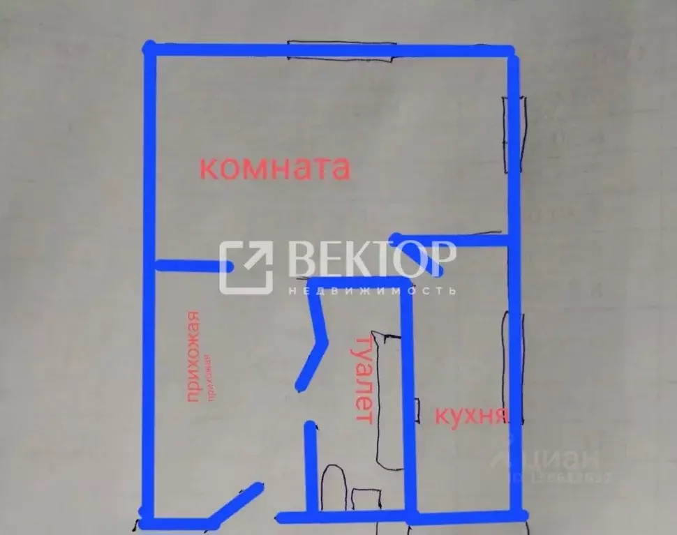 1-к кв. Ивановская область, Иваново ул. Куликова, 11 (30.3 м) - Фото 2