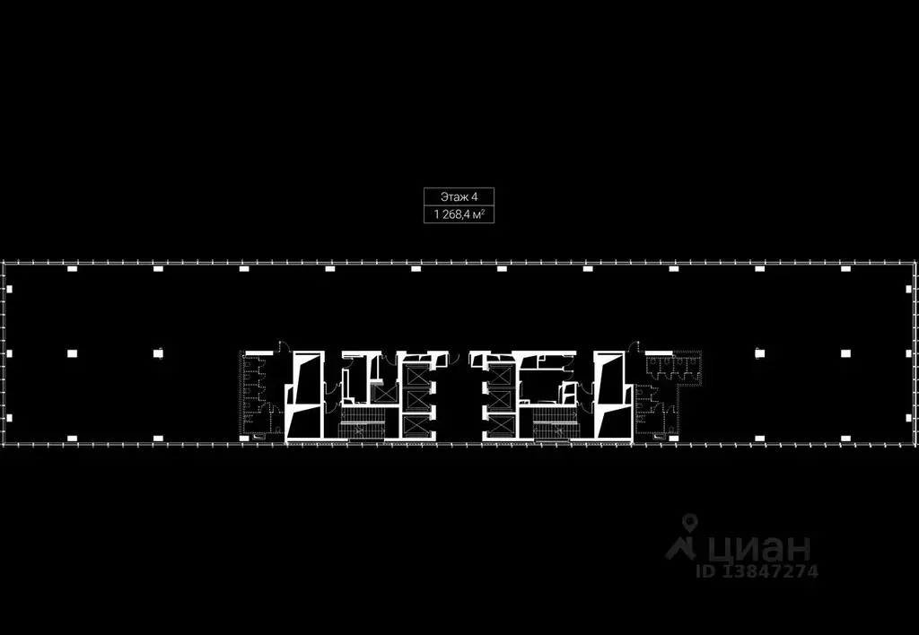 Офис в Москва наб. Пресненская, 6с2 (1268 м) - Фото 1