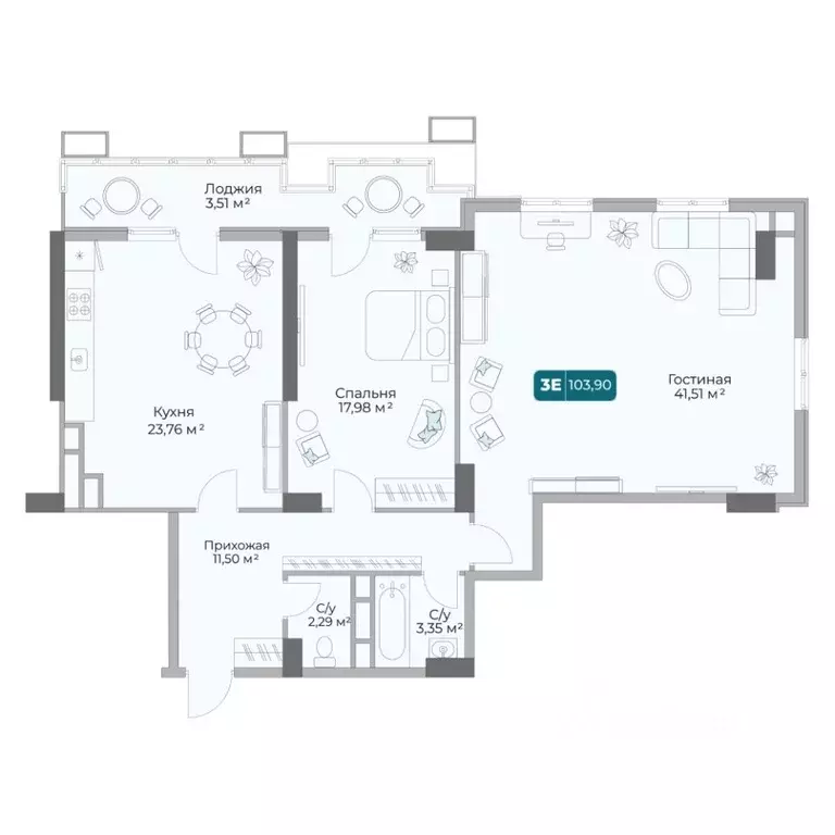 2-к кв. Краснодарский край, Новороссийск Золотой Берег жилой комплекс ... - Фото 1