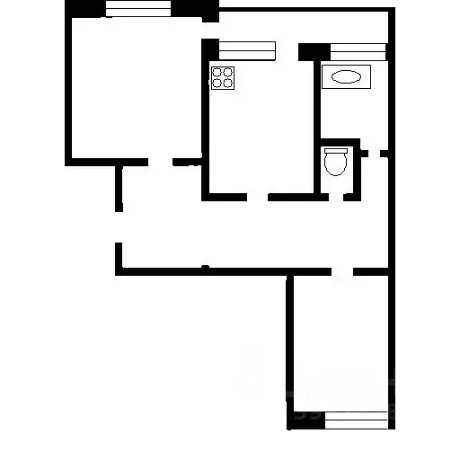 2-к кв. Новосибирская область, Новосибирск ул. Гоголя, 32/1 (82.0 м) - Фото 1