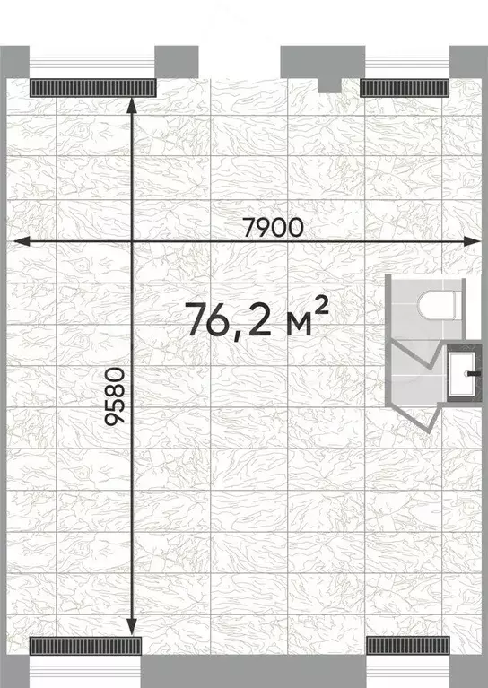 Продам помещение свободного назначения, 76.2 м - Фото 0