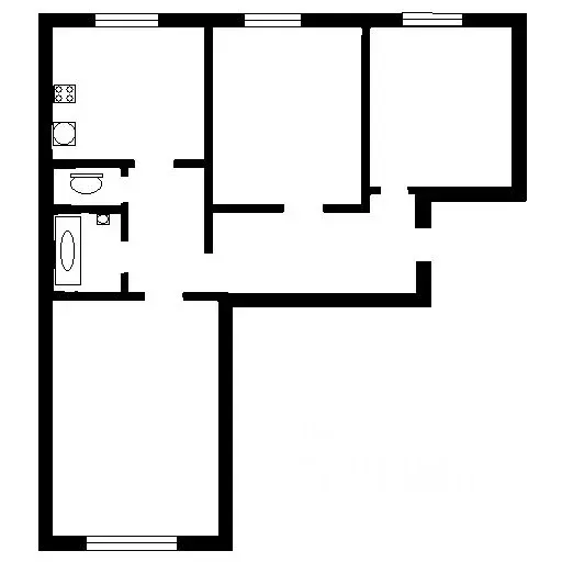 3-к кв. Санкт-Петербург Камышовая ул., 6К1 (69.3 м) - Фото 1