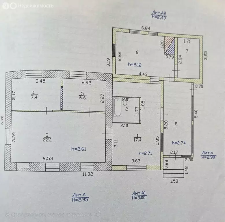 Дом в Абакан, микрорайон Нижняя Согра, улица Будённого, 52 (74 м) - Фото 1