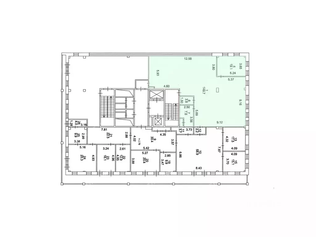 Офис в Москва Подкопаевский пер., 4а (225 м) - Фото 2