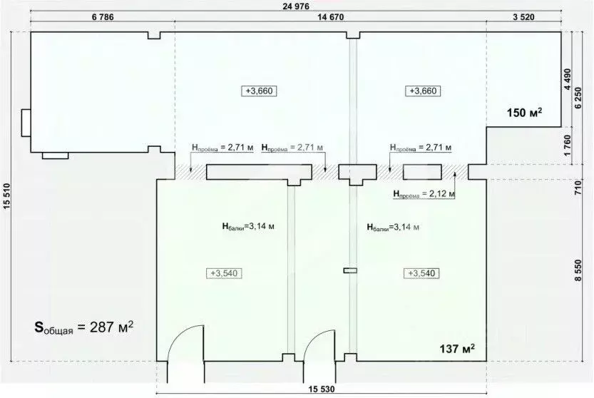 Офис в Москва Лесная ул., 20с1 (270 м) - Фото 2