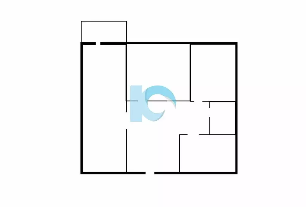 2-комнатная квартира: село Иглино, улица 450-летия, 1 (55.4 м) - Фото 1