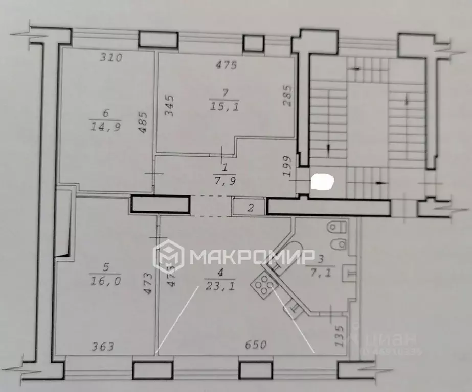 3-к кв. Новосибирская область, Новосибирск Советская ул., 10 (84.7 м) - Фото 1