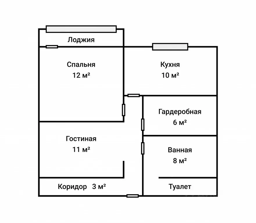 1-к кв. Московская область, Одинцово ул. Белорусская, 10 (50.6 м) - Фото 1