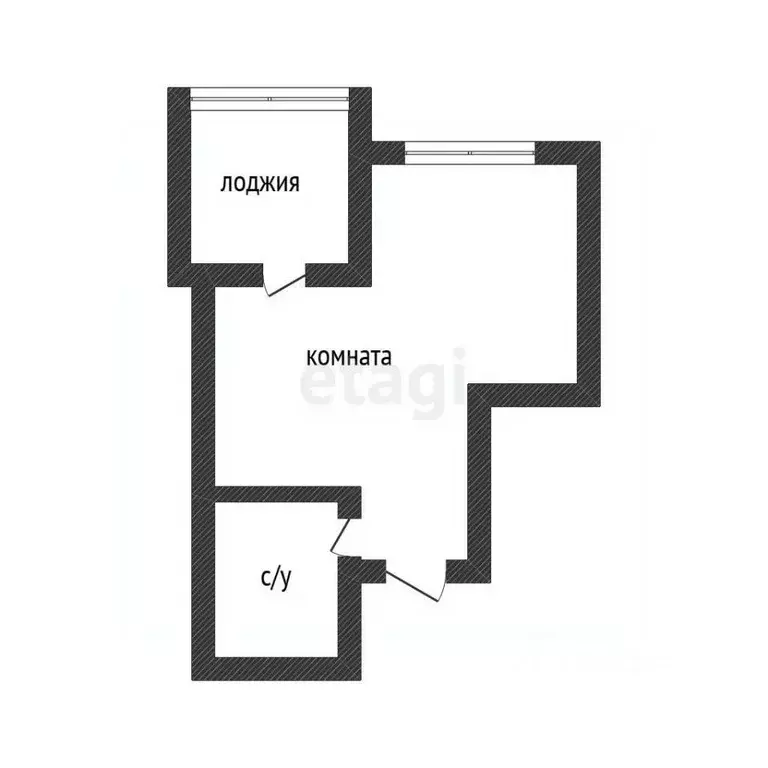 1-к кв. Приморский край, Владивосток Санаторная мкр, ул. Третья, 7Б ... - Фото 1