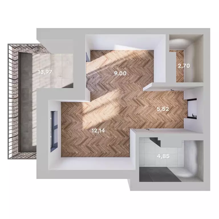 Продаётся квартира-студия, 38.4 м - Фото 1