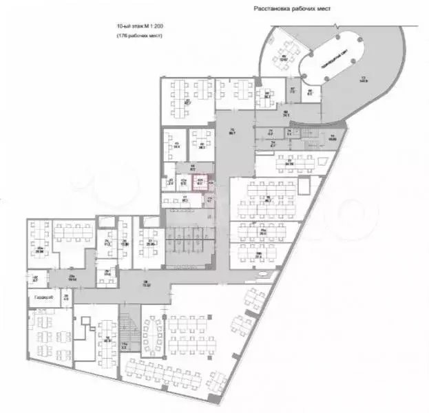 Аренда офиса 1200 м2 м. Крылатское в зао в - Фото 0