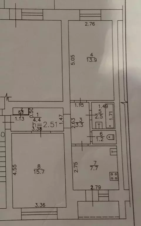 Продаётся 2-к квартира, 49.2 м - Фото 0