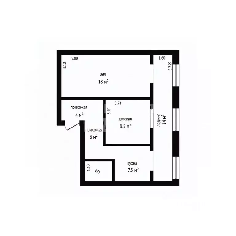 2-к кв. Дагестан, Дербент ул. Сальмана, 65Б (63.0 м) - Фото 2