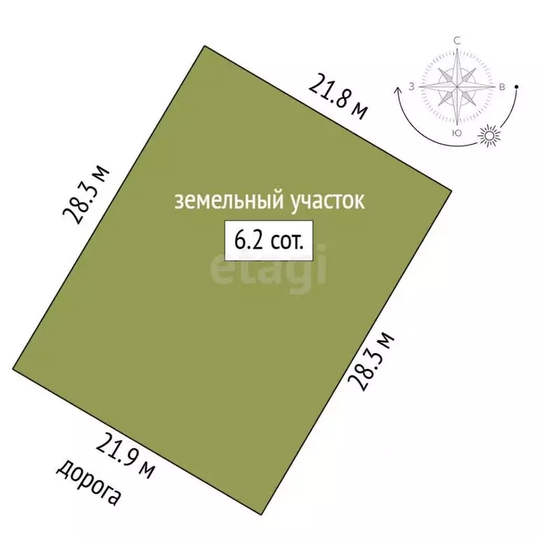 Участок в Крым, Симферопольский район, Родниковское с/пос, с. Новый ... - Фото 1