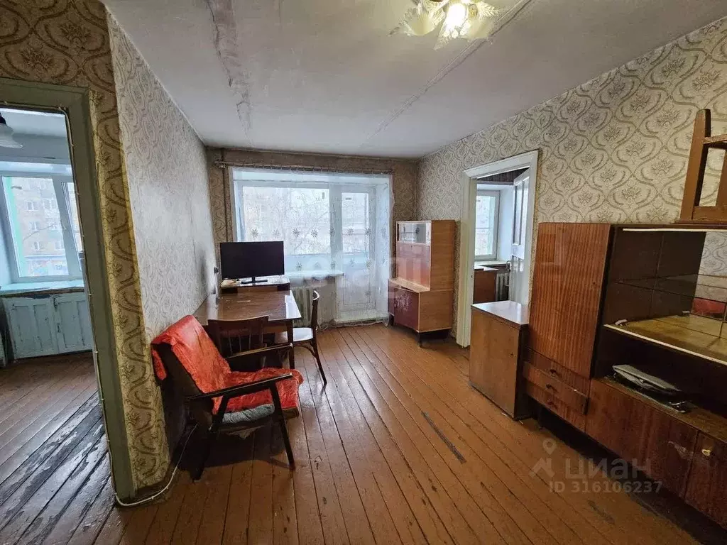 2-к кв. Кемеровская область, Новокузнецк ул. Лазо, 6 (41.4 м) - Фото 1