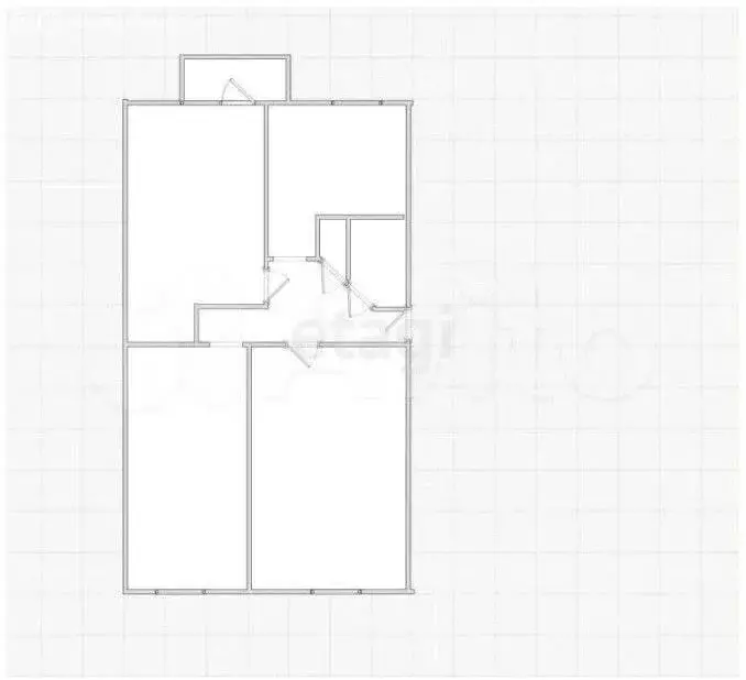 3-комнатная квартира: Казань, улица Аделя Кутуя, 10 (60 м) - Фото 1