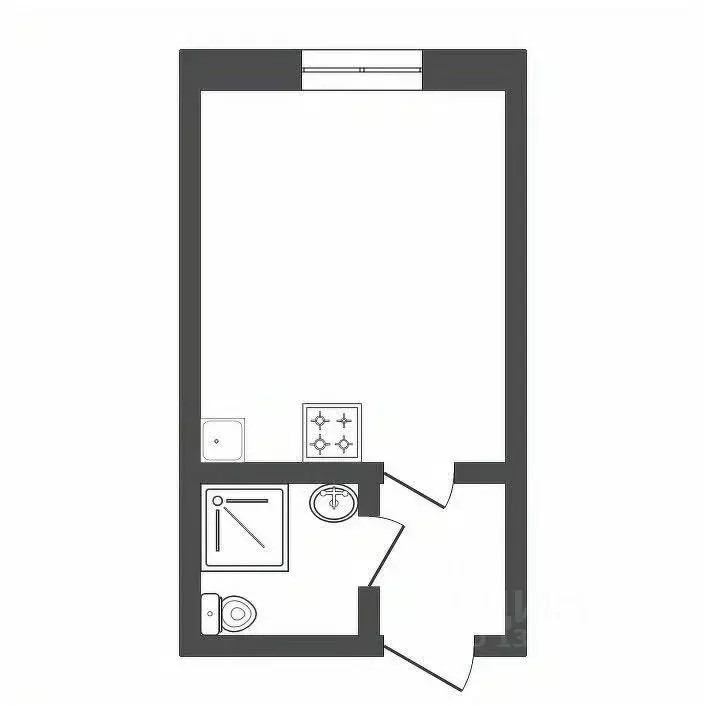 Студия Амурская область, Благовещенск Зея Парк жилой комплекс, 2 (19.8 ... - Фото 2