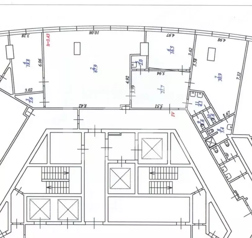 Помещение свободного назначения в Москва наб. Пресненская, 12 (200 м) - Фото 2