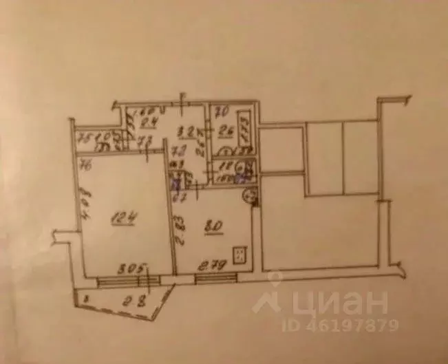 1-к кв. Самарская область, Самара Пензенская ул., 59 (31.2 м) - Фото 2