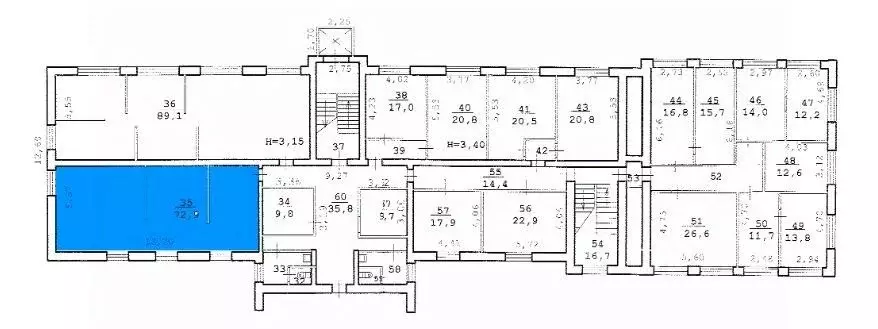 Офис в Волгоградская область, Волгоград ул. Мира, 19 (73 м) - Фото 1