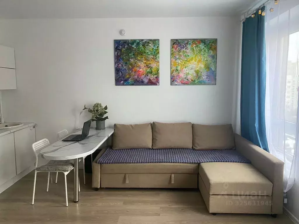 Студия Московская область, Котельники Белая Дача мкр, 25 (27.0 м) - Фото 1