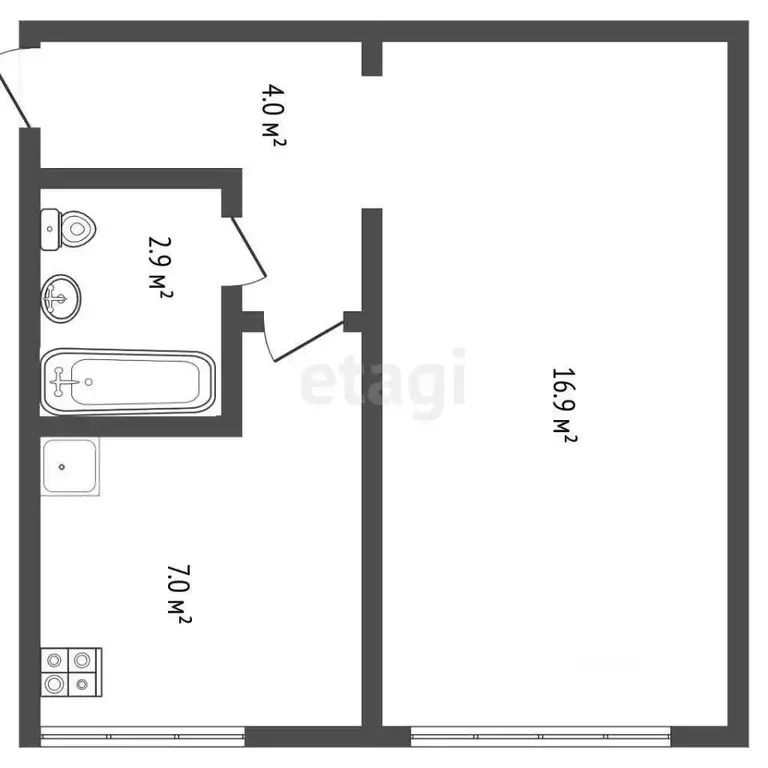 1-к кв. Удмуртия, Ижевск ул. Дзержинского, 45 (31.6 м) - Фото 1