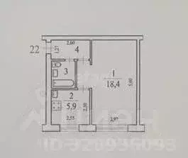 1-к кв. Московская область, Реутов ул. Ленина, 17а (30.6 м) - Фото 2