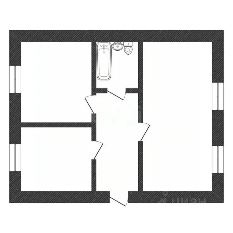 Дом в Курганская область, Курган пос. Увал, ул. Труда, 13 (176 м) - Фото 2