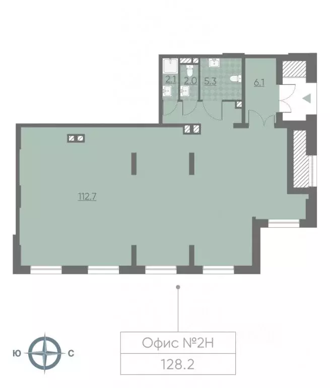 Помещение свободного назначения в Москва ул. Красного Маяка, 26А (129 ... - Фото 1