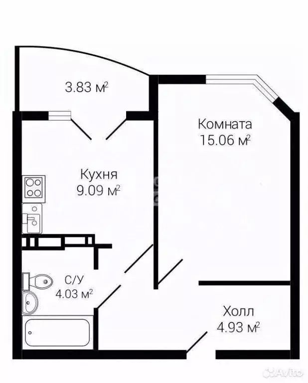 1-к кв. Воронежская область, Воронеж Острогожская ул., 170/10 (36.0 м) - Фото 1