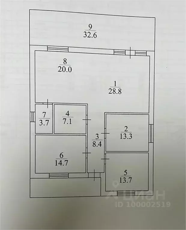Дом в Саратовская область, с. Усть-Курдюм ул. Имени А.Ф. Сушкова (142 ... - Фото 2