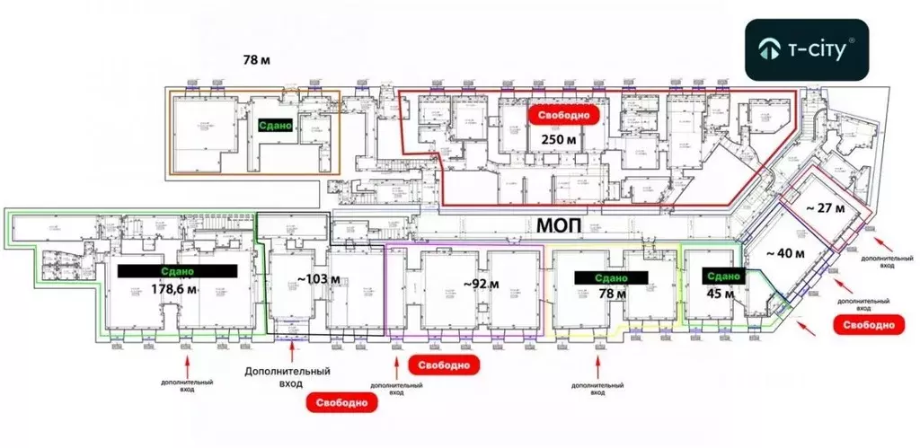 Помещение свободного назначения в Санкт-Петербург Лиговский просп., ... - Фото 2