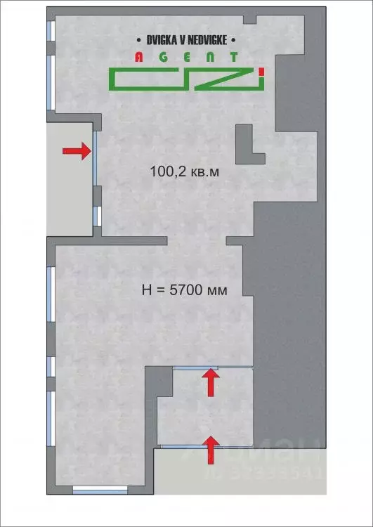 Торговая площадь в Свердловская область, Екатеринбург ул. Академика ... - Фото 1