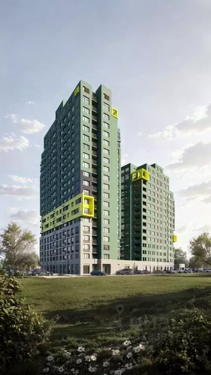 2-к кв. Тюменская область, Тюмень ДОК мкр, ул. Рылеева, 31 (64.06 м) - Фото 1