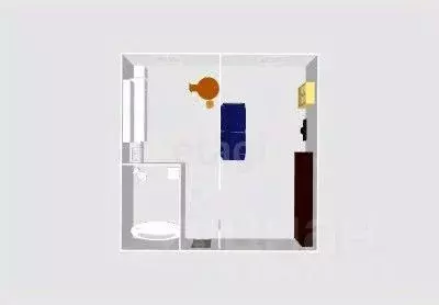 1-к кв. Сахалинская область, Южно-Сахалинск Больничная ул., 2к10 (40.0 ... - Фото 2