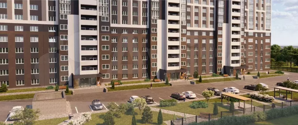 2-к. квартира, 64,8 м, 15/16 эт. - Фото 1
