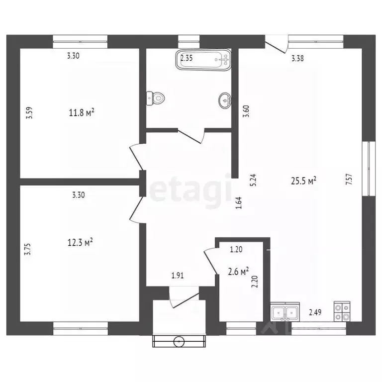 Дом в Тюменская область, Тюмень Садовое товарищество Липовый остров, ... - Фото 2