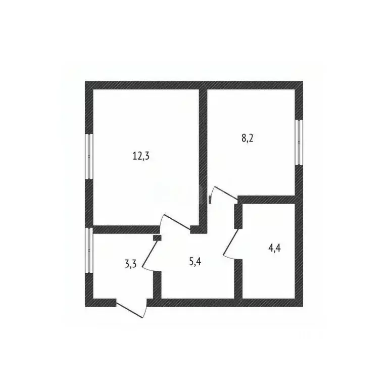 Дом в Белгородская область, Вейделевка рп ул. Заречная, 4 (34 м) - Фото 2