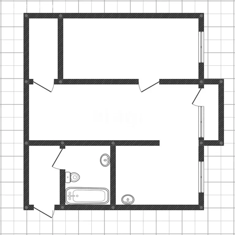 2-комнатная квартира: Ангарск, 94-й квартал, 26 (44.8 м) - Фото 1