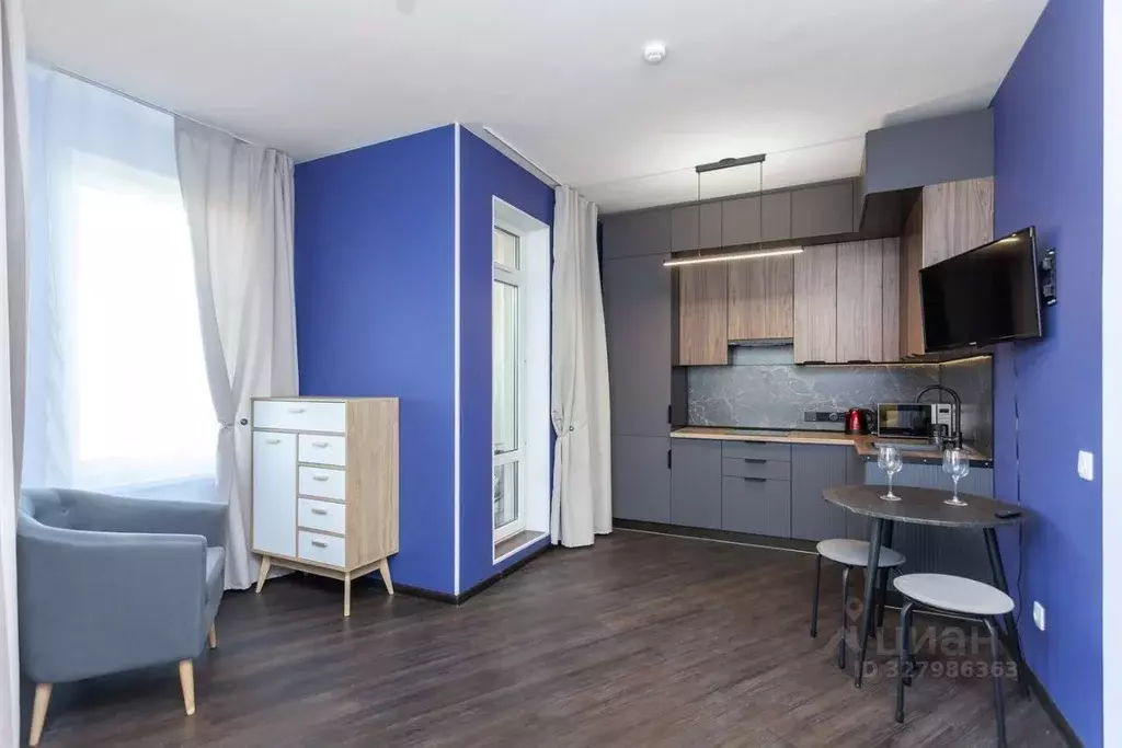 Студия Санкт-Петербург ул. Тосина, 6 (28.0 м) - Фото 1