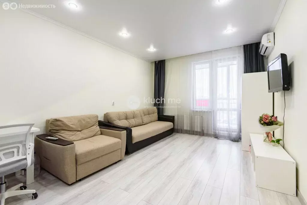 Квартира-студия: Казань, улица Аметьевская Магистраль, 16к2 (29 м) - Фото 1