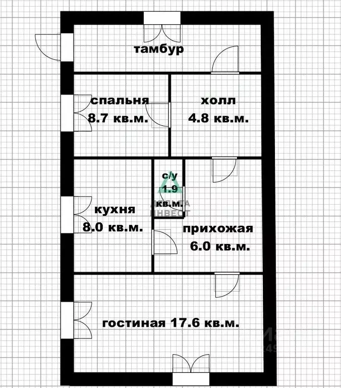 Таунхаус в Башкортостан, Иглинский район, с. Акбердино Северная ул., ... - Фото 2