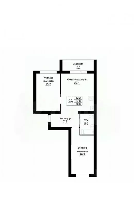 2-к кв. Оренбургская область, Бузулук ул. Николаевская, 19 (70.0 м) - Фото 1