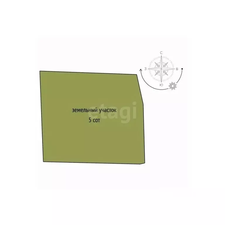 Участок в Новосибирская область, Новосибирск Радуга садовое ... - Фото 2